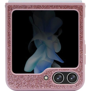 Kup Etui Guess GUHCZF5HGGSHP Samsung Galaxy Z Flip 5 kemény tok Glitter Script rózsaszín/pink - GUE2787 - {ean13} - Sklep Home Screen