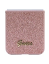 Kup Etui Guess GUHCZF5HGGSHP Samsung Galaxy Z Flip 5 hardcase Glitter Script różowy/pink - GUE2787 - {ean13} - Sklep Home Screen
