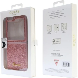Kup Etui Guess GUHCZF5HGGSHP Samsung Galaxy Z Flip 5 kemény tok Glitter Script rózsaszín/pink - GUE2787 - {ean13} - Sklep Home Screen