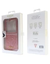 Kup Etui Guess GUHCZF5HGGSHP Samsung Galaxy Z Flip 5 hardcase Glitter Script różowy/pink - GUE2787 - {ean13} - Sklep Home Screen