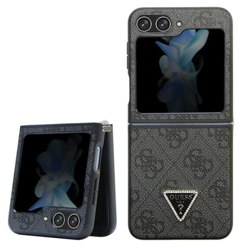 Kup Etui Guess GUHCZF5P4TDPK Samsung Galaxy Z Flip 5 hardcase kůže 4G Diamond Triangle černý/black - GUE2788 - {ean13} - Sklep Home Screen