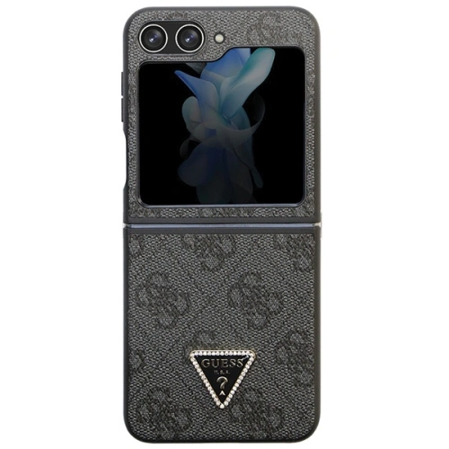 Kup Etui Guess GUHCZF5P4TDPK Samsung Galaxy Z Flip 5 hardcase kůže 4G Diamond Triangle černý/black - GUE2788 - {ean13} - Sklep Home Screen
