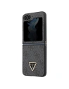 Buy Guess GUHCZF5P4TDPK Samsung Galaxy Z Flip 5 hardcase Leather 4G Diamond Triangle black - GUE2788 - {ean13} - Home Screen Store Europe