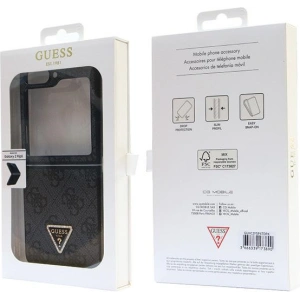 Kup Etui Guess GUHCZF5P4TDPK Samsung Galaxy Z Flip 5 hardcase kůže 4G Diamond Triangle černý/black - GUE2788 - {ean13} - Sklep Home Screen