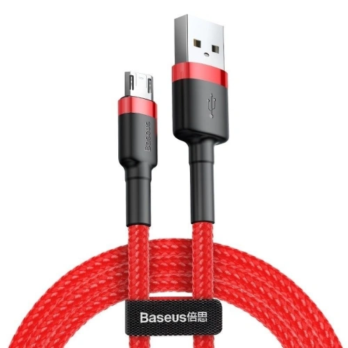 Kup Kábel Micro USB Baseus Cafule 2.4A 0,5m (piros) - BSU251RED - {ean13} - Sklep Home Screen