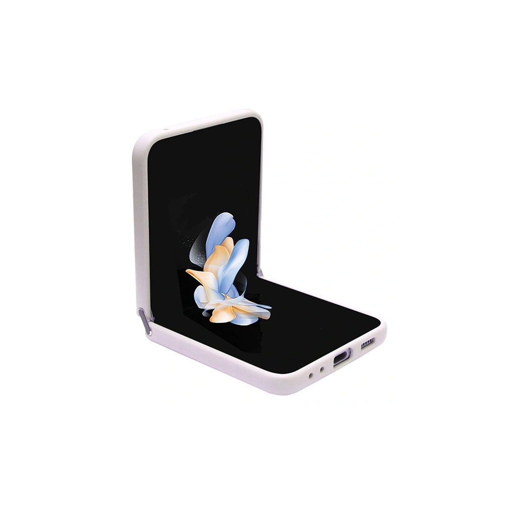 Etui Guess GUHCZF5P4TDPP Samsung Galaxy Z Flip 5 hardcase Leather 4G Triangle Strass różowy/pink