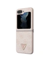 Kup Etui Guess GUHCZF5P4TDPP Samsung Galaxy Z Flip 5 hardcase Leather 4G Triangle Strass różowy/pink - GUE2789 - {ean13} - Sklep Home Screen