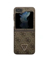 Kup Etui Guess GUHCZF5P4TDPW Samsung Galaxy Z Flip 5 hardcase Leather 4G Triangle Strass brązowy/brown - GUE2790 - {ean13} - Sklep Home Screen