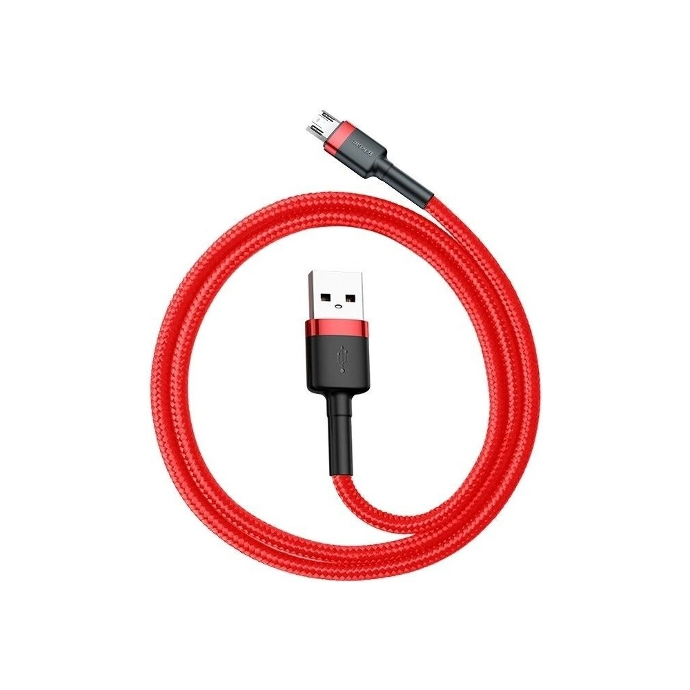 Kabel Micro USB Baseus Cafule 2.4A 0,5m (czerwony)