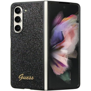 Kup Etui Guess GUHCZFD5HGGSHK Samsung Galaxy Z Fold 5 kemény tok Glitter Script fekete/black - GUE2792 - {ean13} - Sklep Home Screen