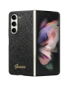Etui Guess GUHCZFD5HGGSHK Samsung Galaxy Z Fold 5 kemény tok Glitter Script fekete/black