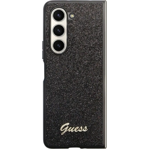 Kup Etui Guess GUHCZFD5HGGSHK Samsung Galaxy Z Fold 5 kemény tok Glitter Script fekete/black - GUE2792 - {ean13} - Sklep Home Screen