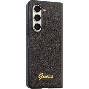Kup Etui Guess GUHCZFD5HGGSHK Samsung Galaxy Z Fold 5 kemény tok Glitter Script fekete/black - GUE2792 - {ean13} - Sklep Home Screen