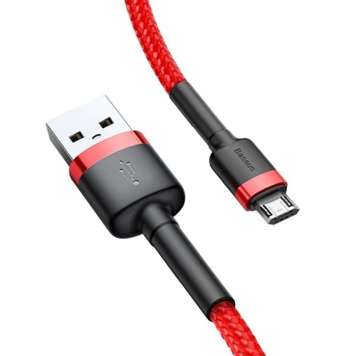 Kup Kábel Micro USB Baseus Cafule 2.4A 0,5m (piros) - BSU251RED - {ean13} - Sklep Home Screen