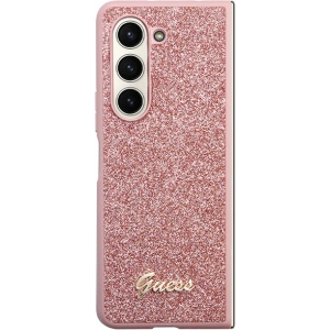 Kup Etui Guess GUHCZFD5HGGSHP Samsung Galaxy Z Fold 5 kemény tok Glitter Script rózsaszín/pink - GUE2793 - {ean13} - Sklep Home Screen