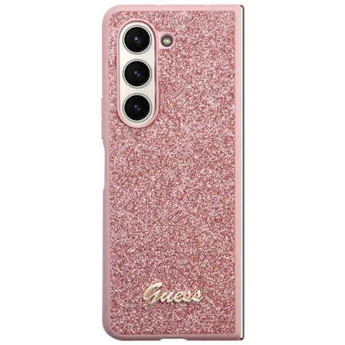 Kup Etui Guess GUHCZFD5HGGSHP Samsung Galaxy Z Fold 5 hardcase Glitter Script růžový/pink - GUE2793 - {ean13} - Sklep Home Screen