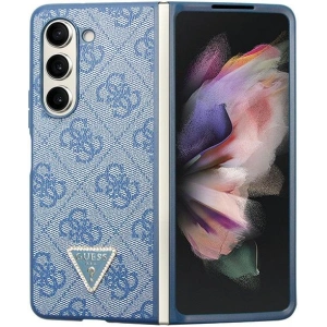 Kup Case Guess GUHCZFD5P4TDPB Samsung Galaxy Z Fold 5 Hardcase Leder 4G Triangle Strass blau/blue - GUE2794 - {ean13} - Sklep Home Screen