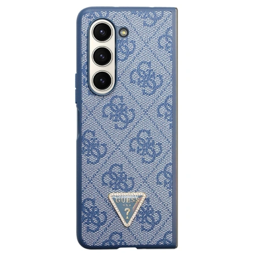 Kup Etui Guess GUHCZFD5P4TDPB Samsung Galaxy Z Fold 5 hardcase Leather 4G Triangle Strass modrý/blue - GUE2794 - {ean13} - Sklep Home Screen
