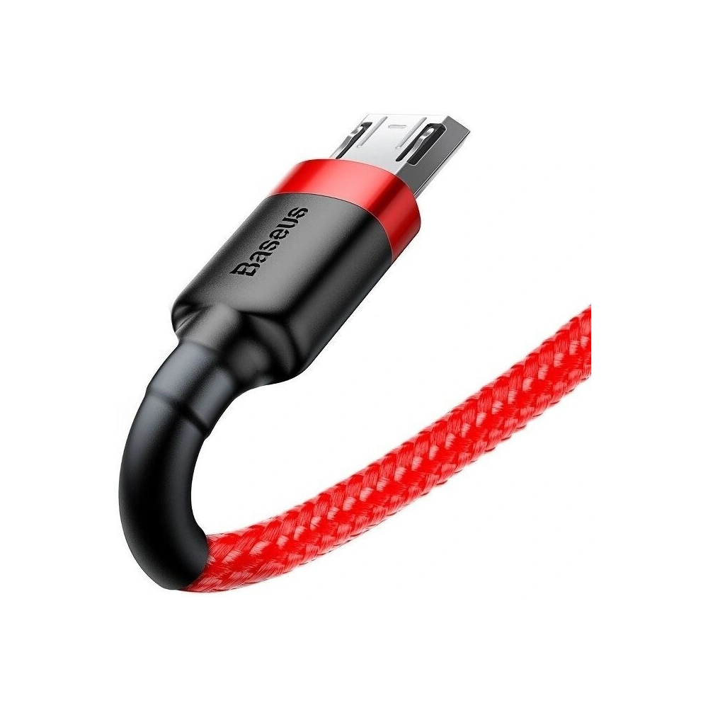 Kabel Micro USB Baseus Cafule 2.4A 0,5m (czerwony)