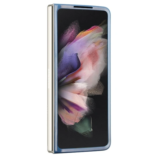 Kup Etui Guess GUHCZFD5P4TDPB Samsung Galaxy Z Fold 5 hardcase Leather 4G Triangle Strass modrý/blue - GUE2794 - {ean13} - Sklep Home Screen
