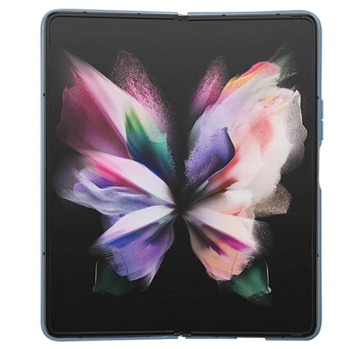Kup Etui Guess GUHCZFD5P4TDPB Samsung Galaxy Z Fold 5 hardcase Leather 4G Triangle Strass modrý/blue - GUE2794 - {ean13} - Sklep Home Screen