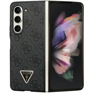 Buy Guess GUHCZFD5P4TDPK Samsung Galaxy Z Fold 5 hardcase Leather 4G Diamond Triangle black - GUE2795 - {ean13} - Home Screen Store Europe