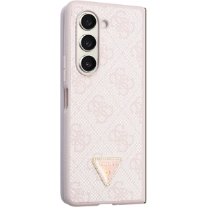 Kup Etui Guess GUHCZFD5P4TDPP Samsung Galaxy Z Fold 5 hardcase Leather 4G Triangle Strass růžový/pink - GUE2796 - {ean13} - Sklep Home Screen