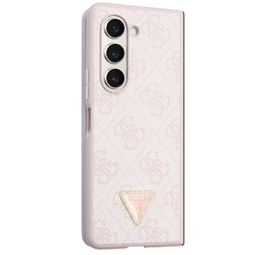 Kup Etui Guess GUHCZFD5P4TDPP Samsung Galaxy Z Fold 5 hardcase Leather 4G Triangle Strass růžový/pink - GUE2796 - {ean13} - Sklep Home Screen