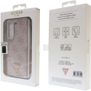 Kup Etui Guess GUHCZFD5P4TDPP Samsung Galaxy Z Fold 5 hardcase Leather 4G Triangle Strass růžový/pink - GUE2796 - {ean13} - Sklep Home Screen