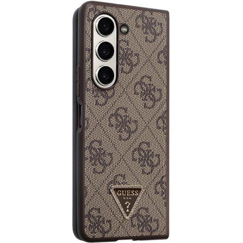 Kup Etui Guess GUHCZFD5P4TDPW Samsung Galaxy Z Fold 5 hardcase Leather 4G Triangle Strass hnědý/brown - GUE2797 - {ean13} - Sklep Home Screen