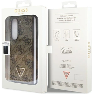 Kup Etui Guess GUHCZFD5P4TDPW Samsung Galaxy Z Fold 5 kemény tok Bőr 4G Triangle Strass barna/brown - GUE2797 - {ean13} - Sklep Home Screen