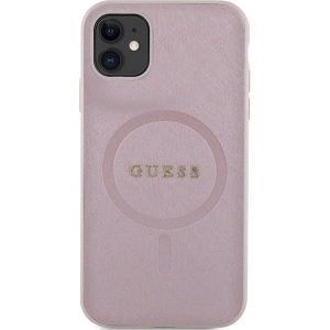Kup Case Guess GUHMN61PSAHMCP Apple iPhone 11/XR Hartschale Saffiano MagSafe rosa/pink - GUE2798 - {ean13} - Sklep Home Screen