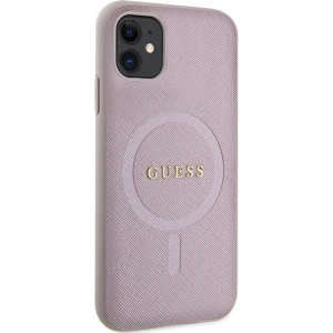 Kup Case Guess GUHMN61PSAHMCP Apple iPhone 11/XR Hartschale Saffiano MagSafe rosa/pink - GUE2798 - {ean13} - Sklep Home Screen