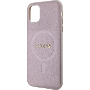 Kup Case Guess GUHMN61PSAHMCP Apple iPhone 11/XR Hartschale Saffiano MagSafe rosa/pink - GUE2798 - {ean13} - Sklep Home Screen