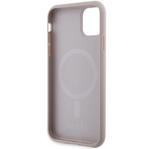 Buy Guess GUHMN61PSAHMCP Apple iPhone 11/XR hardcase Saffiano MagSafe pink - GUE2798 - {ean13} - Home Screen Store Europe