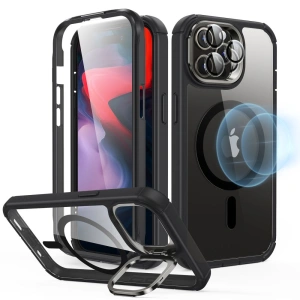 Buy ESR Armor Tough Kickstand Halolock Magsafe Apple iPhone 15 Pro Max clear/black - ESR673 - {ean13} - Home Screen Store Europe
