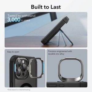 Kup Case ESR Armor Tough Kickstand Halolock Magsafe Apple iPhone 15 Pro Max klar/schwarz - ESR673 - {ean13} - Sklep Home Screen