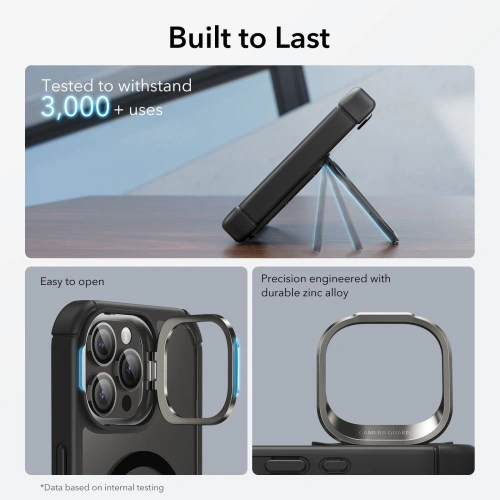 Kup Etui ESR Armor Tough Kickstand Halolock Magsafe Apple iPhone 15 Pro Max clear/black - ESR673 - {ean13} - Sklep Home Screen
