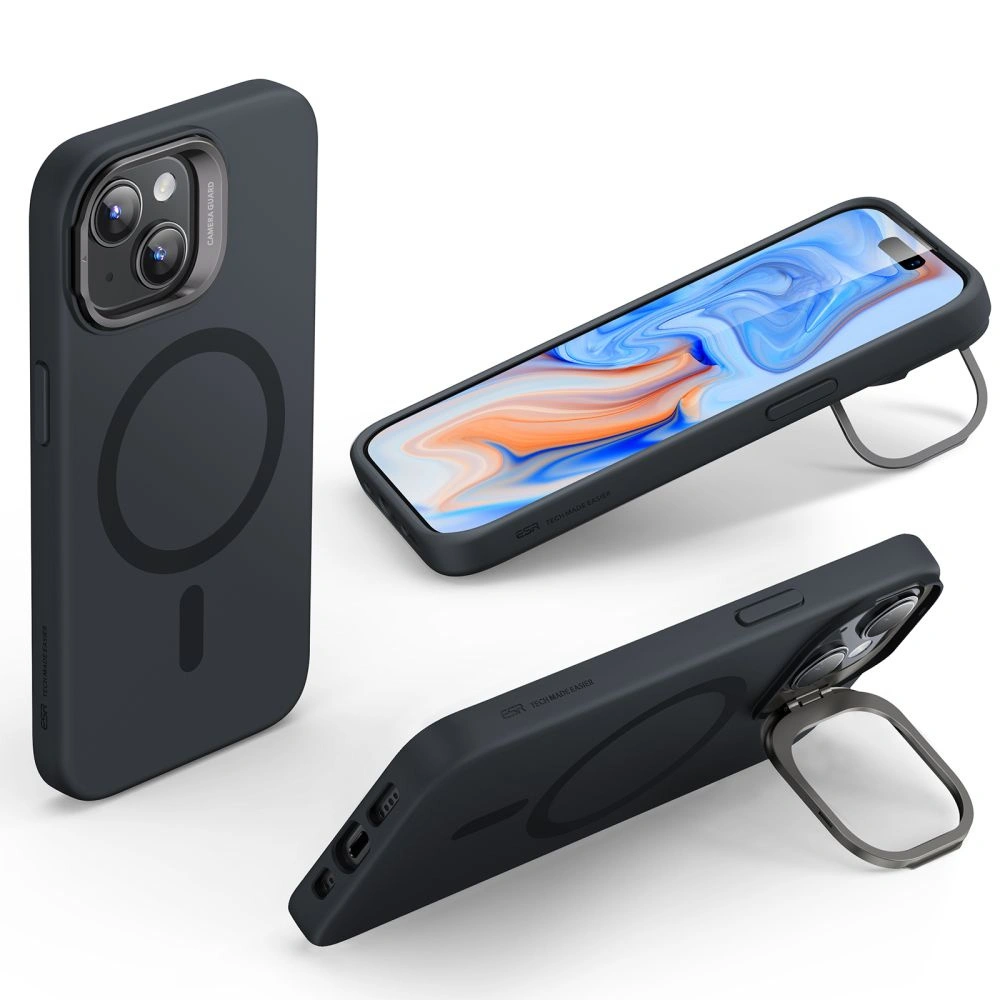 Etui ESR Cloud Kickstand Halolock Magsafe Apple iPhone 15 black