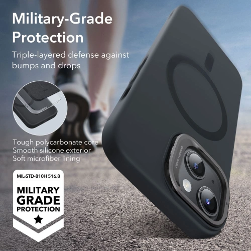 Kup ESR Apple Caz Cloud Kickstand Halolock Magsafe iPhone 15 negru - ESR674 - {ean13} - Sklep Home Screen