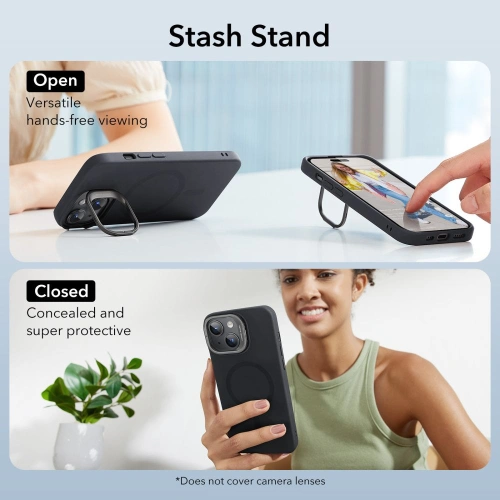 Kup Etui ESR Cloud Kickstand Halolock Magsafe Apple iPhone 15 Plus / 14 Plus fekete - ESR675 - {ean13} - Sklep Home Screen