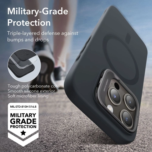 Kup ESR Apple Husă Cloud Kickstand Halolock Magsafe iPhone 15 Pro negru - ESR676 - {ean13} - Sklep Home Screen