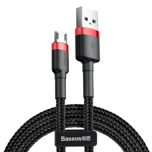 Kup Kábel Micro USB Baseus Cafule 2.4A 0.5m (piros-fekete) - BSU253REDBLK - {ean13} - Sklep Home Screen