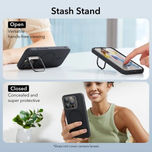 Kup Case ESR Cloud Kickstand Halolock Magsafe Apple iPhone 15 Pro Max schwarz - ESR677 - {ean13} - Sklep Home Screen