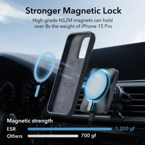 Kup Case ESR Cloud Kickstand Halolock Magsafe Apple iPhone 15 Pro Max schwarz - ESR677 - {ean13} - Sklep Home Screen