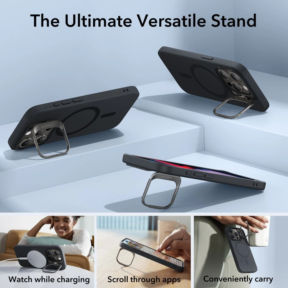 Etui ESR Cloud Kickstand Halolock Magsafe Apple iPhone 15 Pro Max black