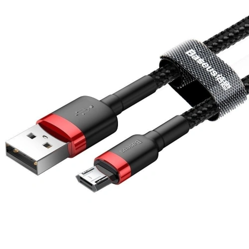 Kup Kábel Micro USB Baseus Cafule 2.4A 0.5m (piros-fekete) - BSU253REDBLK - {ean13} - Sklep Home Screen