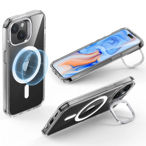 Kup Etui ESR Classic Kickstand Halolock Magsafe Apple iPhone 15 clear - ESR678 - {ean13} - Sklep Home Screen
