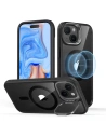 Case ESR Classic Kickstand Halolock Magsafe Apple iPhone 15 klar/schwarz