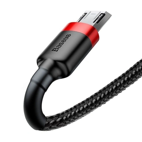 Kup Kabel Micro USB Baseus Cafule 2.4A 0.5m (rot-schwarz) - BSU253REDBLK - {ean13} - Sklep Home Screen